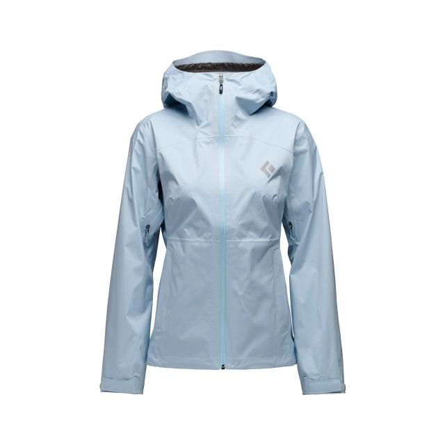 Black Diamond Fineline Stretch Shell - Womens Fog Blue