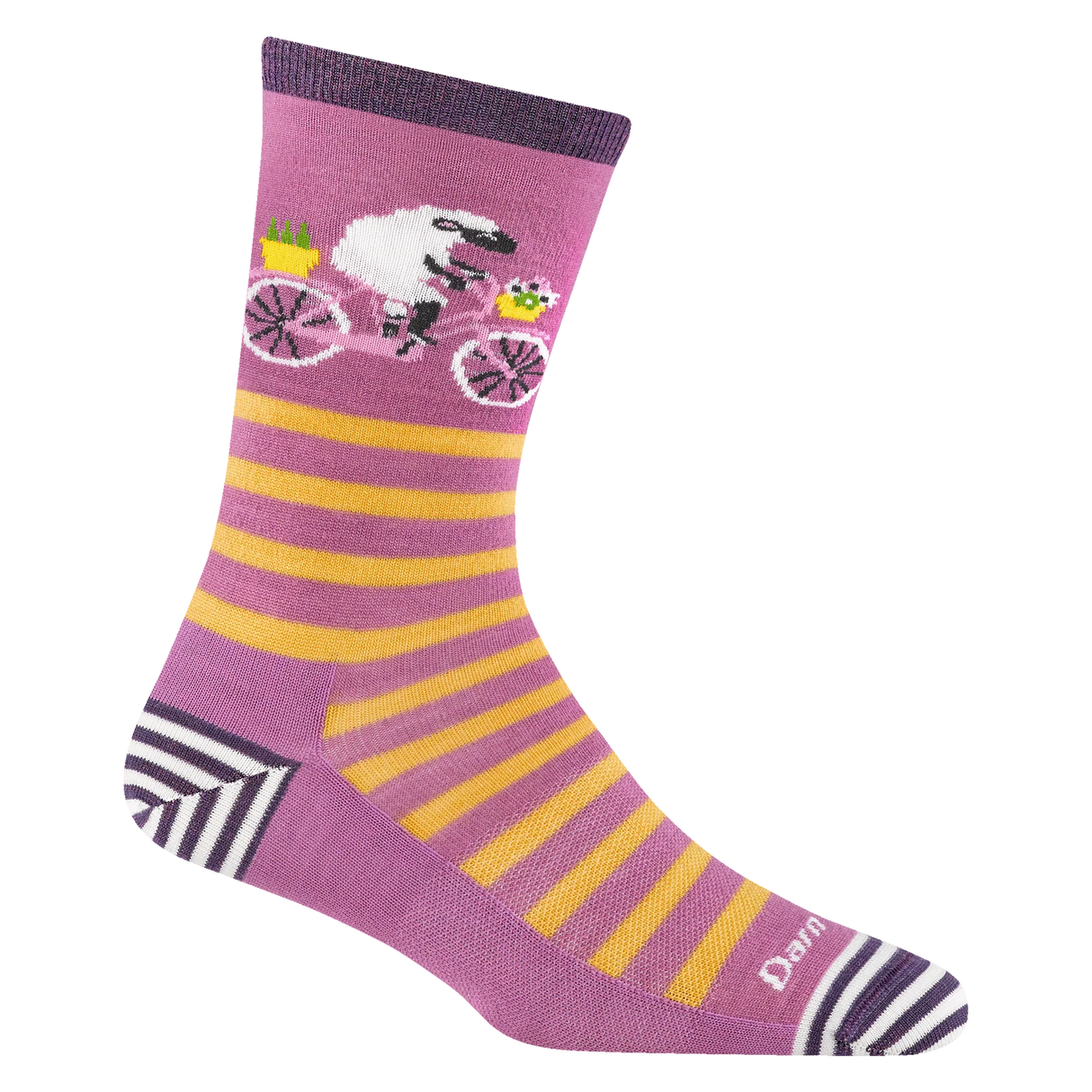 Darn Tough Animal Haus Crew Lightweight - Womens Lilac / M
