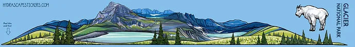 HYDRASCAPE Infinity Sticker Glacier