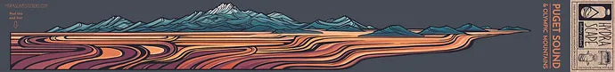 HYDRASCAPE Infinity Sticker Puget