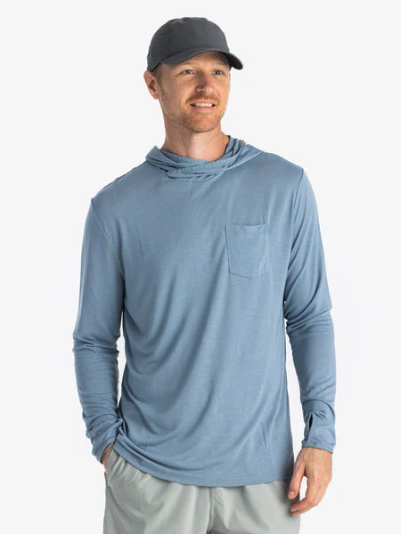 Free Fly Elevate Lightweight Hoodie - Mens BlueFog / L
