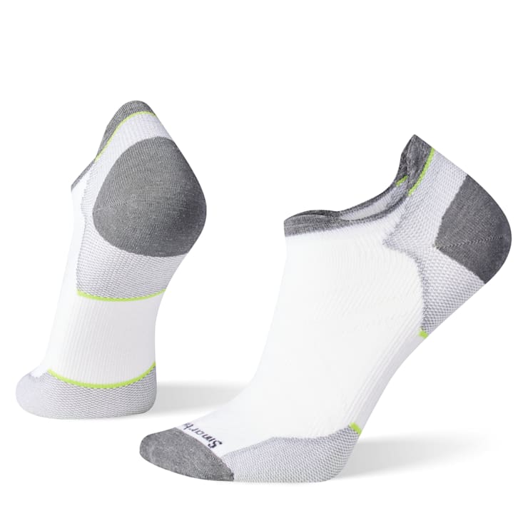 Smartwool Run Zero Cushion Low Ankle - Mens White / M