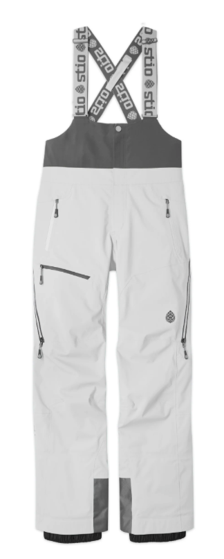 Stio Womens Environ Bib - Womens Quiet Gray