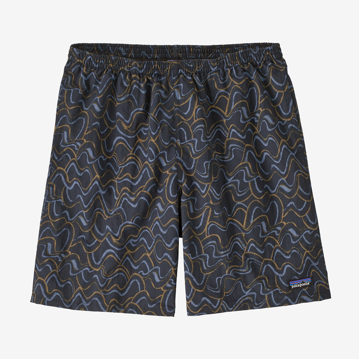 Patagonia Baggies Longs - 7in - Mens Small Currents: Pitch Blue / XS