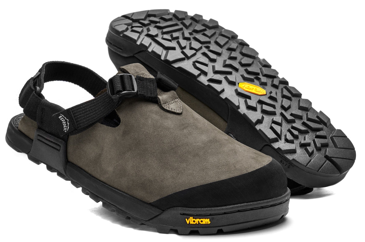 Bedrock Sandals Mountain Clog-Nubuck DriftwoodGrey / 8