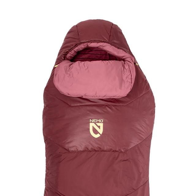 Nemo Tempo Endless Promise Synthetic Sleeping Bag - Womens Chocolate-Rose / / Long
