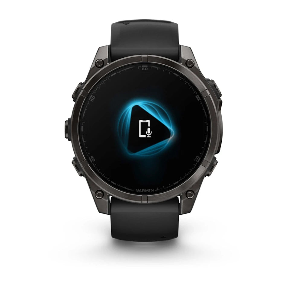 Garmin Fenix 8 47 Mm, Amoled, Slate Gray With Black Silicone Band