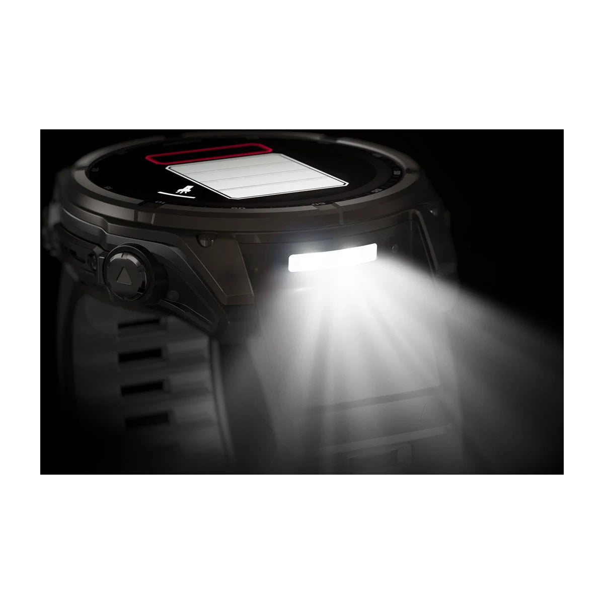Garmin Fenix 8 51 Mm, Solar, Sapph, Carb Gry Dlc Tit w/ Blk/Peb Gry Sil