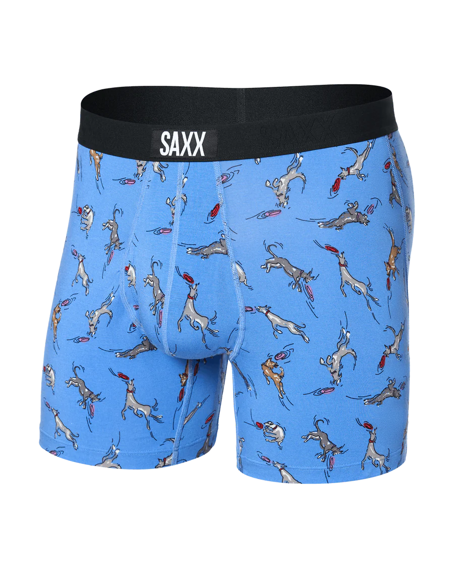 Saxx Ultra Super Soft Boxer Brief Disc Dogs-ail Blue / S