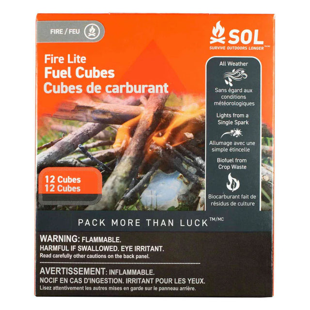 SOL Fire Lite Fuel Cubes in Box