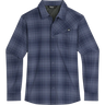 Outdoor Research Astroman Long Sleeve Sun Shirt - Mens Olympic Plaid / XXXL