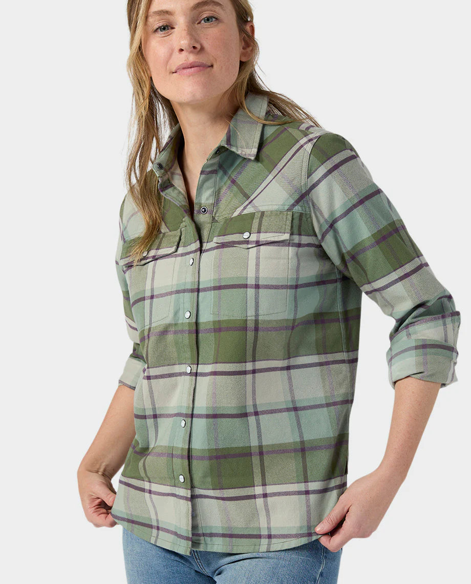 Stio Slipstone Midweight Flannel Shirt - Womens