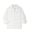 Stio Eddy Coast Shirt Long Sleeve - Womens Morning Frost Plaid