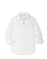 Stio Eddy Coast Shirt Long Sleeve - Womens Morning Frost Plaid