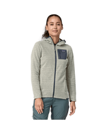 R1 Air Full-Zip Hoody - Women's Wool White / XXS