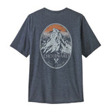 Cap Cool Daily Graphic Shirt - Lands - Men's Chouinard Crest: Smolder Blue X-Dye / L