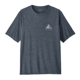 Cap Cool Daily Graphic Shirt - Lands - Men's Chouinard Crest: Smolder Blue X-Dye / L