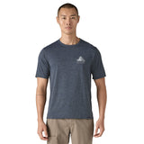 Cap Cool Daily Graphic Shirt - Lands - Men's Chouinard Crest: Smolder Blue X-Dye / L