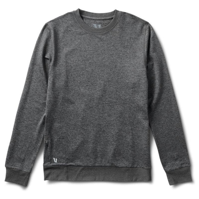 Vuori Ponto Performance Crew - Mens Deep Sea Heather / M