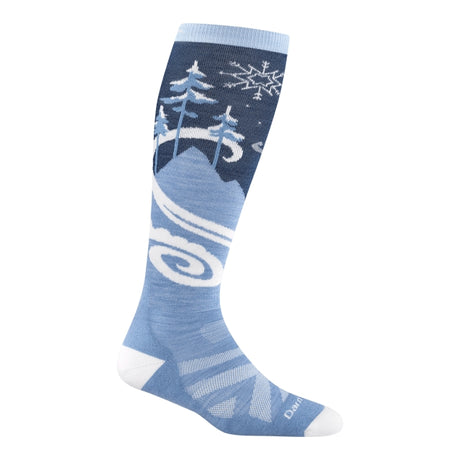 Darn Tough Swirlwind OTC Lightweight With Cushion - Womens Midnight