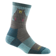Darn Tough Bear Town Micro Crew Lightweight With Cushion - Womens Aqua / S