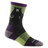 Darn Tough Bear Town Micro Crew Lightweight With Cushion - Womens Lime / S