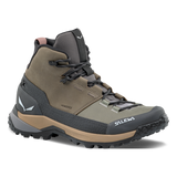 Salewa Puez Leather Mid PTX - Womens Bungee Cord/Onyx