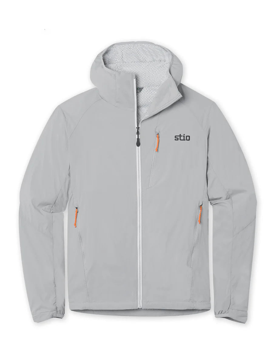 Stio Dawner Hooded Jacket - Mens Alloy