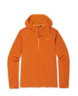 Stio Trax Power Grid Half Zip Hoodie - Mens Bonfire