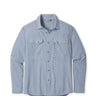 Stio Eddy Drift Shirt Long Sleeve - Mens Slate Blue Heather