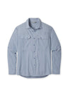Stio Eddy Drift Shirt Long Sleeve - Mens Slate Blue Heather