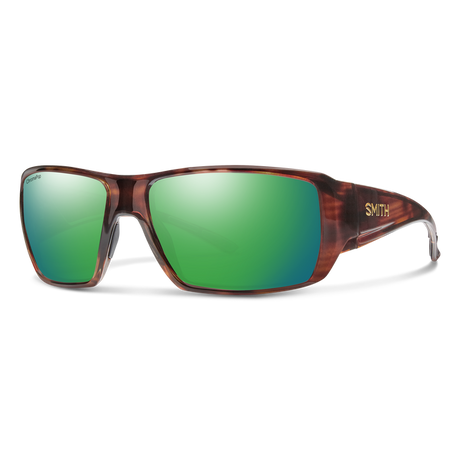 Smith Guides Choice XL Matte Tortoise | ChromaPop Glass Polarchromic Brown Green Mirror