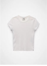 Prana Lotus Short Sleeve Tee - Womens Soft White