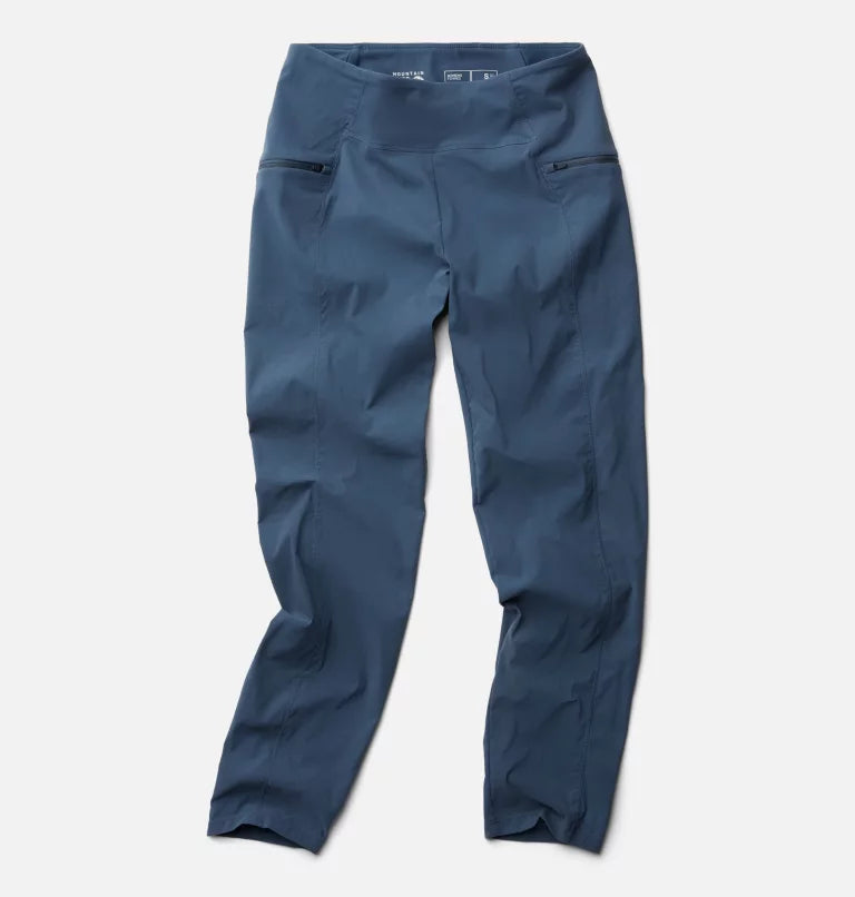 Mountain Hardwear Dynama High Rise Ankle Pant - Womens Moon Blue