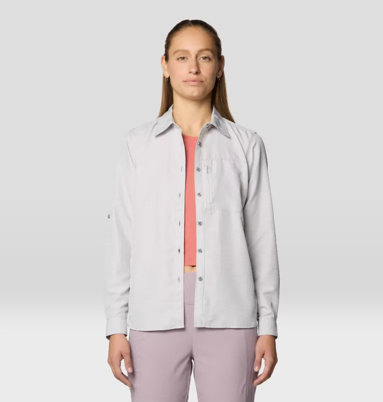 Mountain Hardwear Canyon Long Sleeve Shirt - Womens Light Dunes / XS