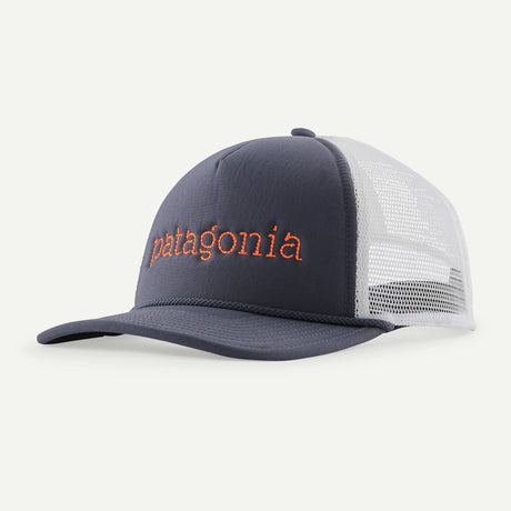 Patagonia Broadcaster Hat Strata Text: Smolder Blue