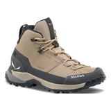 Salewa Puez Leather Mid PTX - Womens Quicksand/Onyx