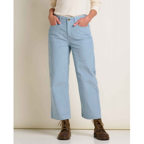 Toad & Co. Coaster Cord Wide Leg Pant - Womens Weathered Blue