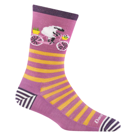 Darn Tough Animal Haus Crew Lightweight - Womens Lilac / M
