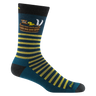 Darn Tough Wild Life Crew Lightweight With Cushion - Mens Dark Teal / M