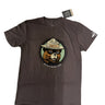 Wild Tribute Smokey Vintage Bear Tee - Neptune Logo Espresso