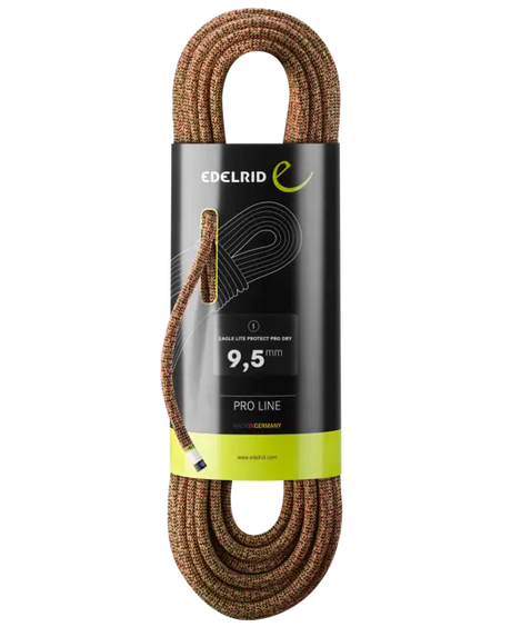 Edelrid 9.5mm Eagle Lite Protect Pro Dry neon pink/neon green / 70M