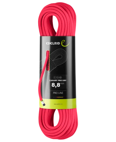 Edelrid 8.8mm Canary Pro Dry Pink / 60M