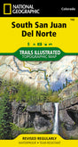 National Geographic Maps South San Juan, Del Norte Map