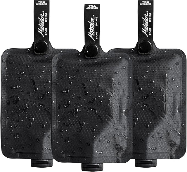Matador Flatpak Toiletry Bottles 3 Pack