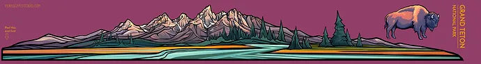 HYDRASCAPE Infinity Sticker Teton