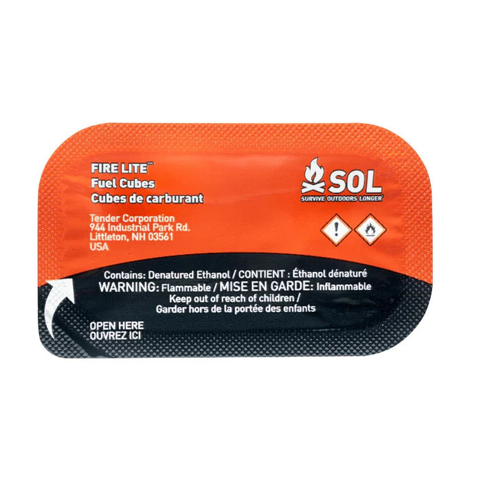 SOL Fire Lite Fuel Cubes