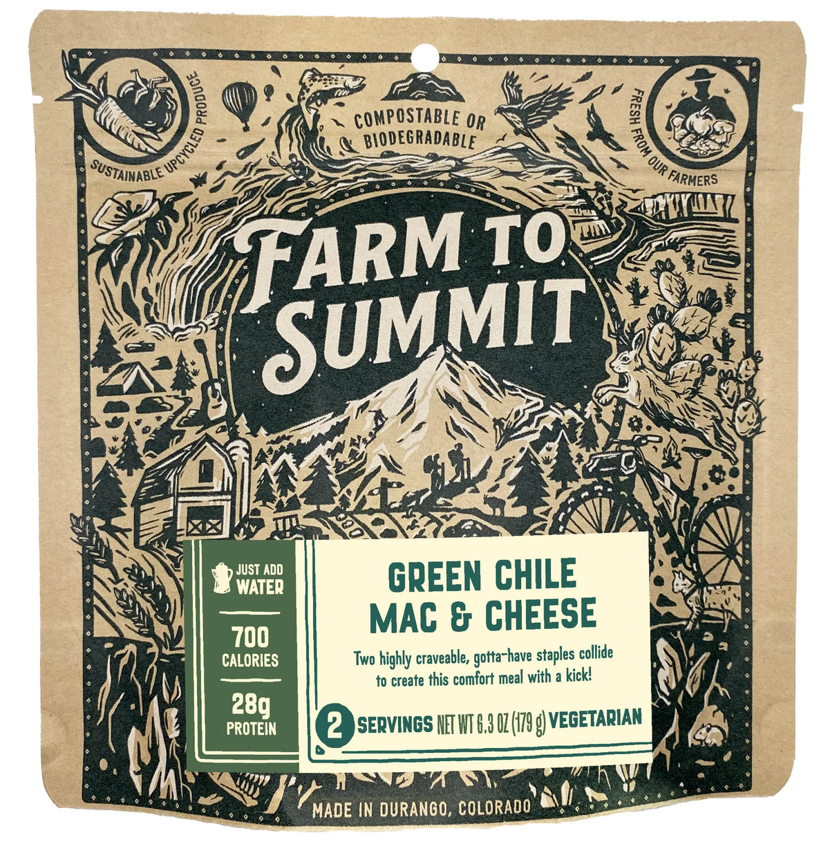 Farm to Summit Green Chili Mac & Cheese