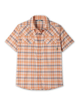 Stio Eddy Shirt Long Sleeve - Mens Bonfire Plaid