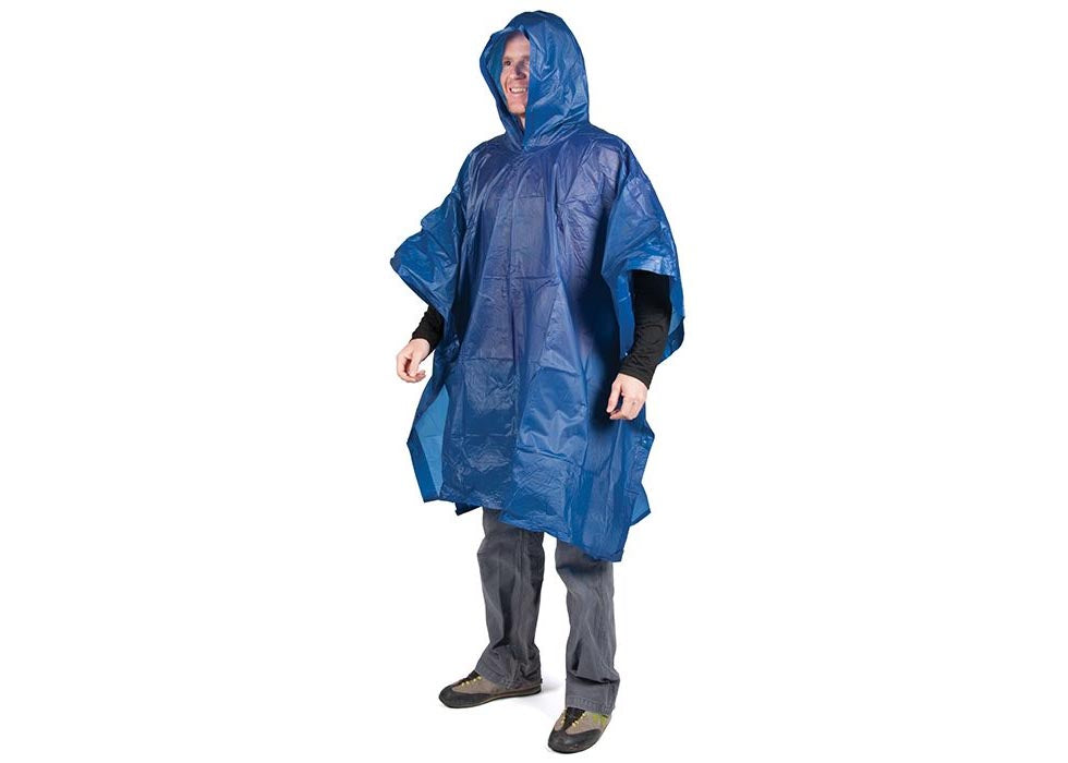 Peregrine Rain Poncho Blue